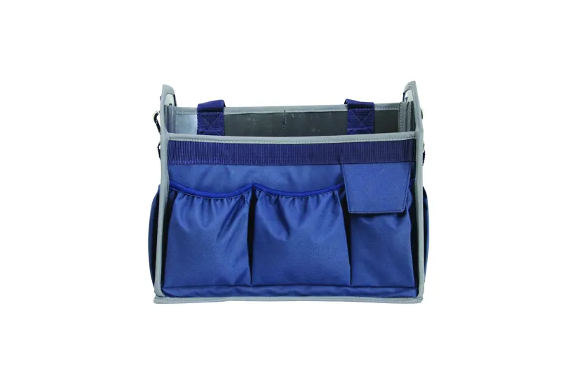 Hy Equestrian Accessories Grooming Bag - Navy/Grey-1